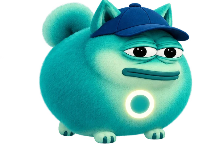 GROPE as a round fluffy ball with a cap