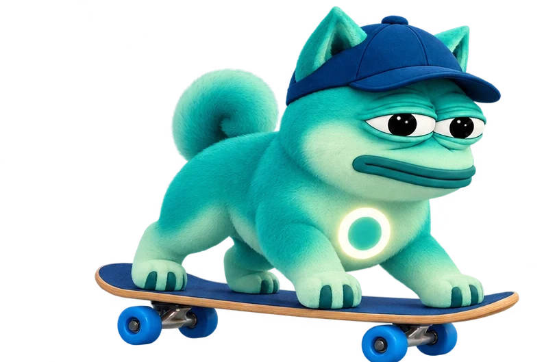 GROPE riding a skateboard